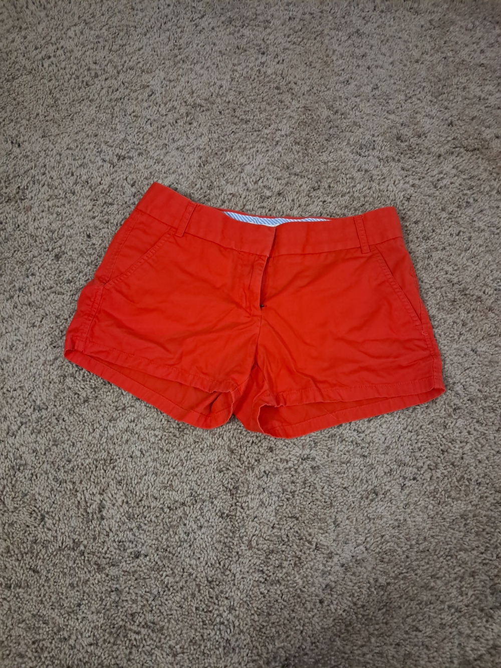Women’s Casual Red Chino Shorts Size 2